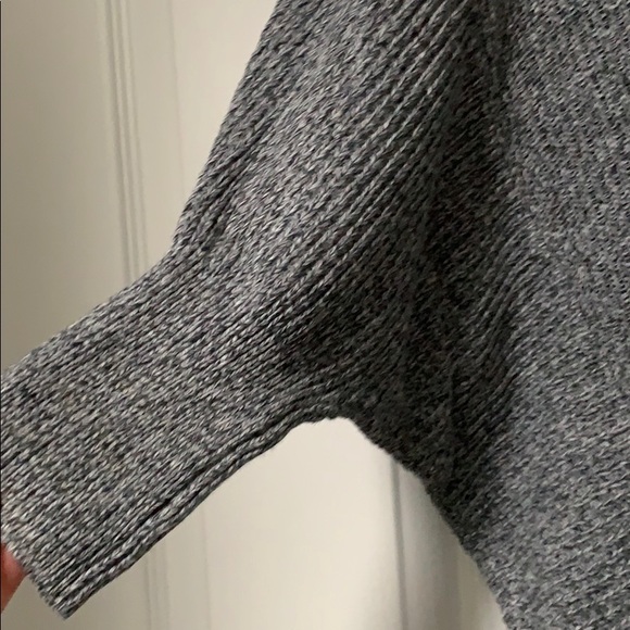 Express Relaxed Grey Knit Sweater - Picture 2 of 3